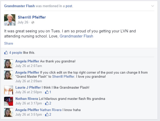 grandmas grandmothers accidentally tag grandmaster flash on facebook (11)