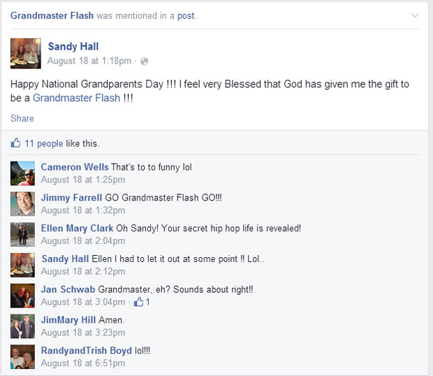 grandmas grandmothers accidentally tag grandmaster flash on facebook (3)