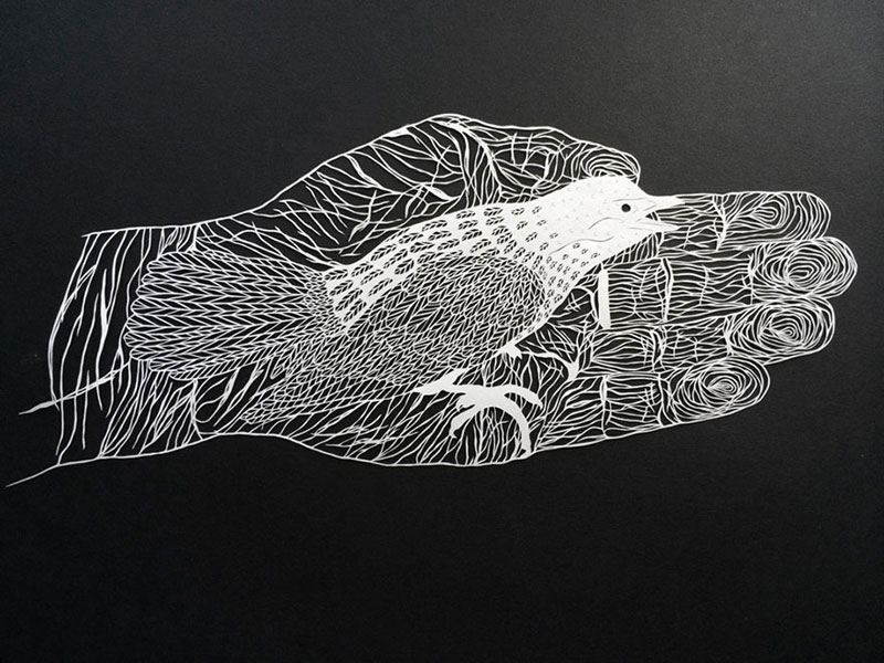 hand cut paper art by maude white 10 12 Intricate Paper Artworks Cut by Hand