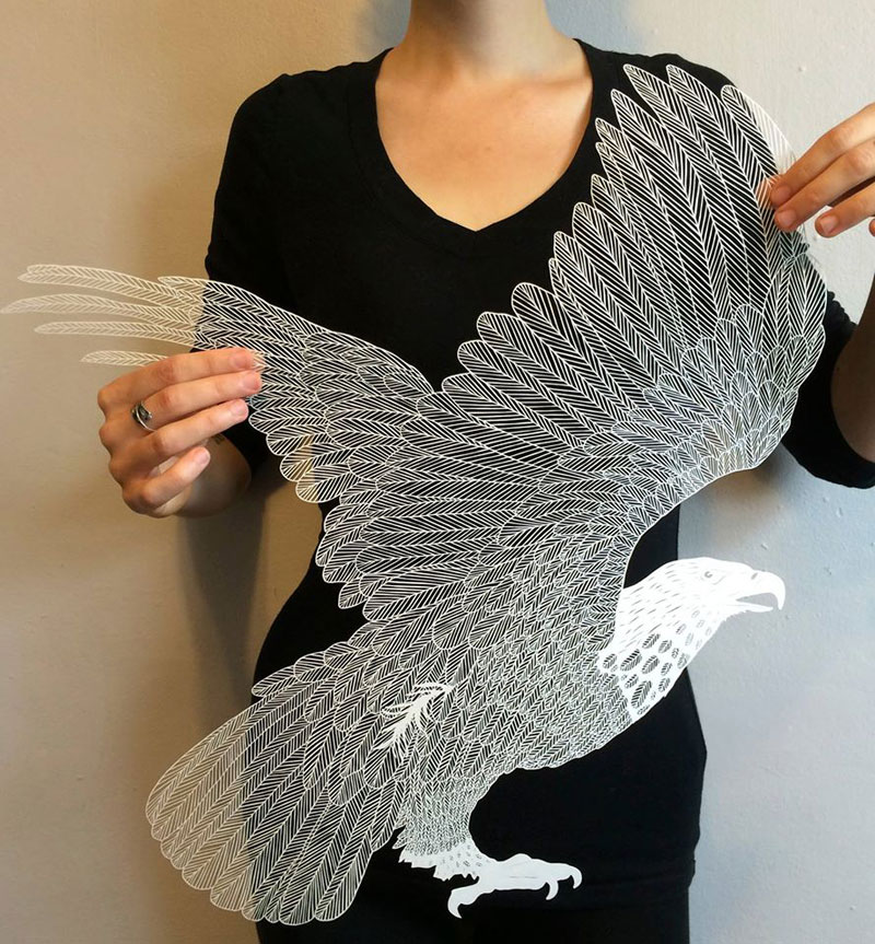 hand cut paper art by maude white 2 12 Intricate Paper Artworks Cut by Hand