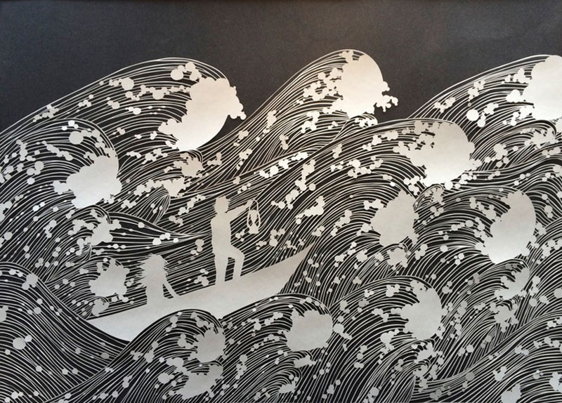 hand cut paper art by maude white 12 Intricate Paper Artworks Cut by Hand
