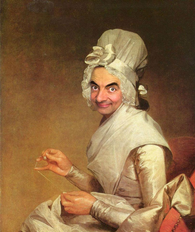 rodney pike photoshop mr bean into famous paintings 4 If Star Wars was Set in an 80s High School