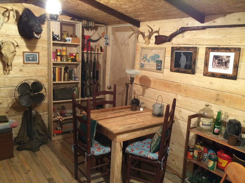 This Guy Built a Rustic Cabin Man Cave for 107 dollars (15)