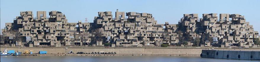 The Habitat '67 Residences by Moshe Safdie - Montreal, Canada