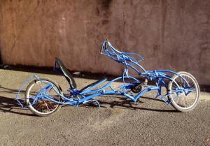 velocipede blue velocipede blue