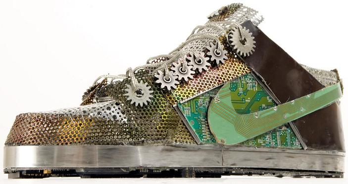 Nike Shoes Made of Junk, Become Art
