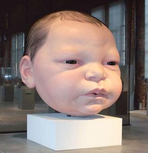ron mueck giant baby head ultra realistic sculpture ron mueck giant baby head ultra realistic sculpture