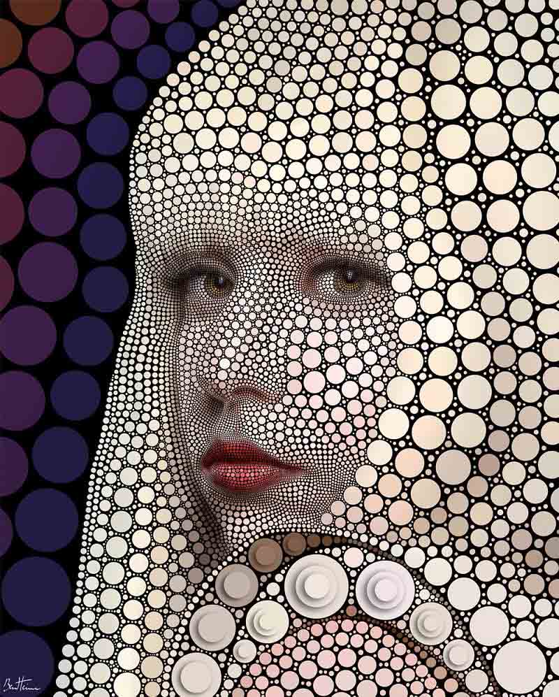 Art Made Entirely of Circles by Ben Heine » TwistedSifter