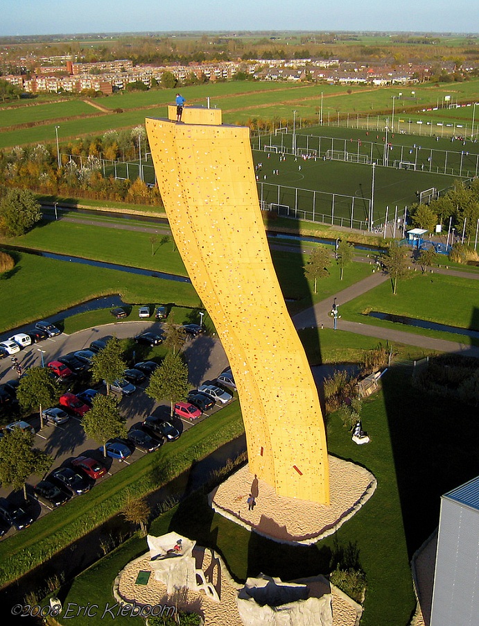 Picture of the Day - Tallest. Climbing Wall. Ever