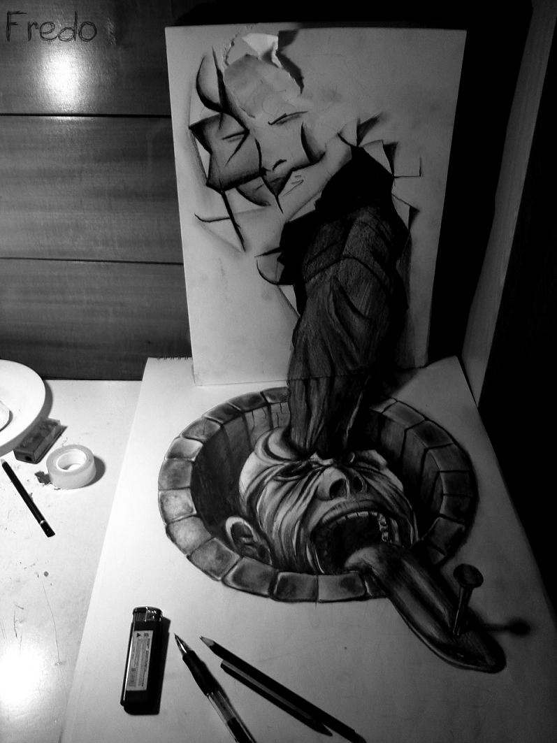 Unbelievable 3D Drawings by 17yearold Fredo [25 pics] » TwistedSifter