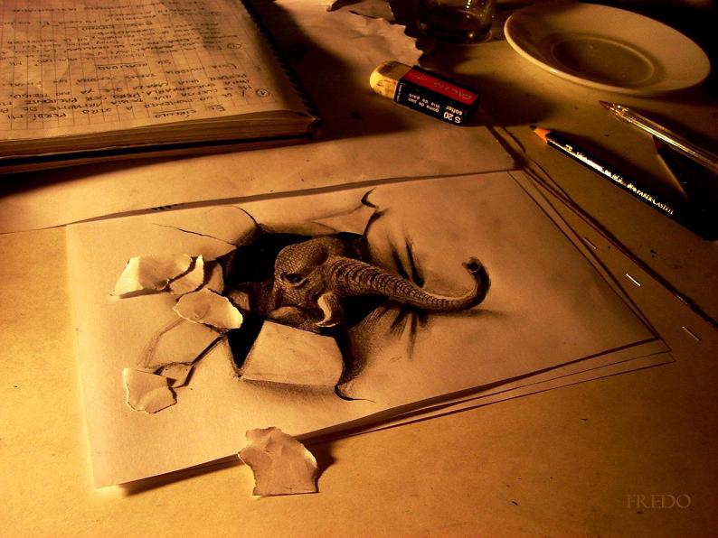 Unbelievable 3D Drawings by 17-year-old Fredo [25 pics]