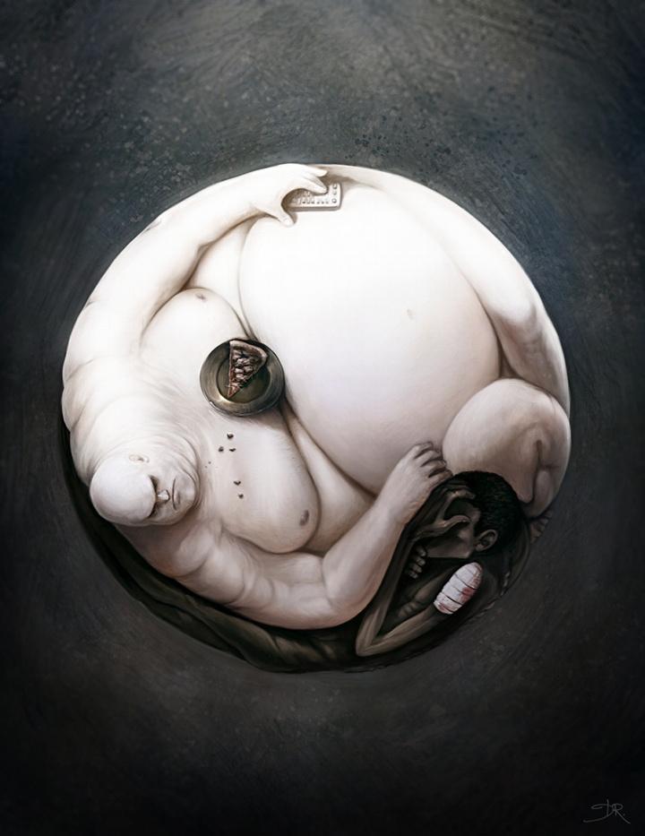 Picture of the Day: The Yin and Yang of Hunger | Nov 13, 2010