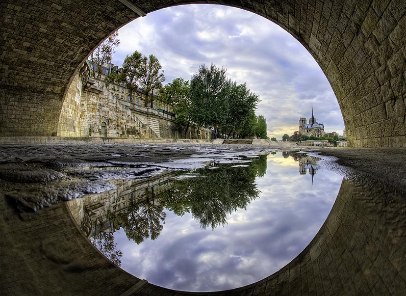 Picture of the Day: Under the Bridge, Notre Dame