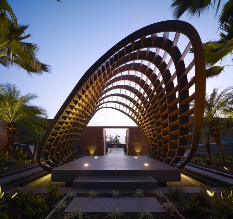 The Stunning Kona Residence in Hawaii by Belzberg Architects