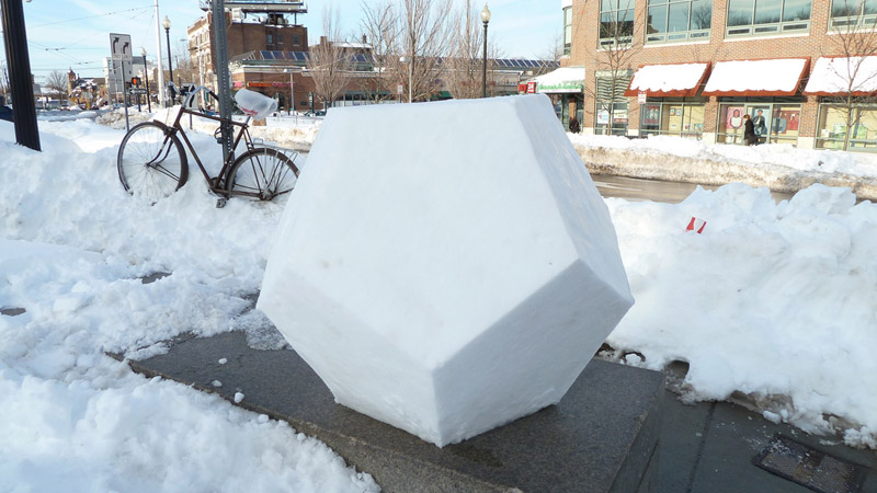 Picture of the Day: SNOWDECAHEDRON!