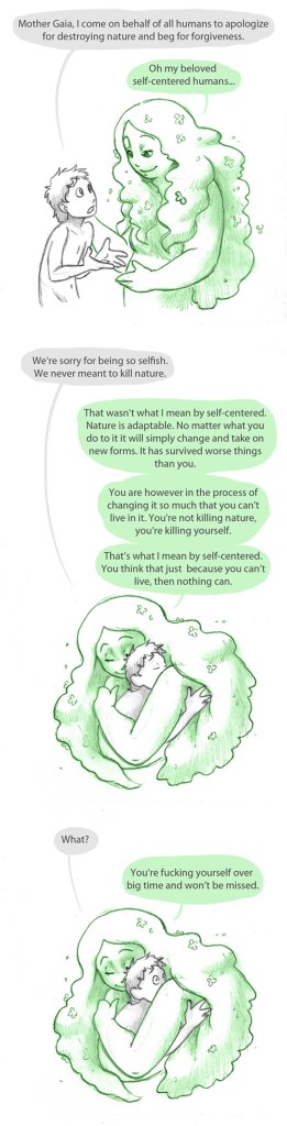 Self-Centered Humans [Comic Strip]