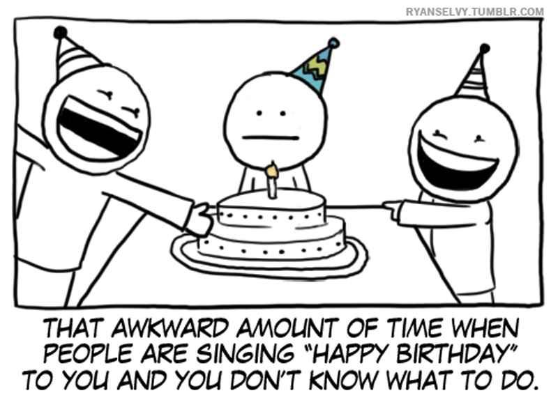The Most Awkward Time of the Year [Comic Strip]