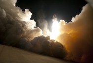 Picture of the Day: Awesome Dutch Angle Shot of Endeavour Space Launch