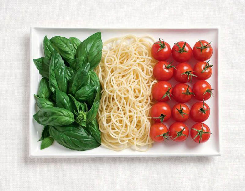 18 National Flags Made From Food