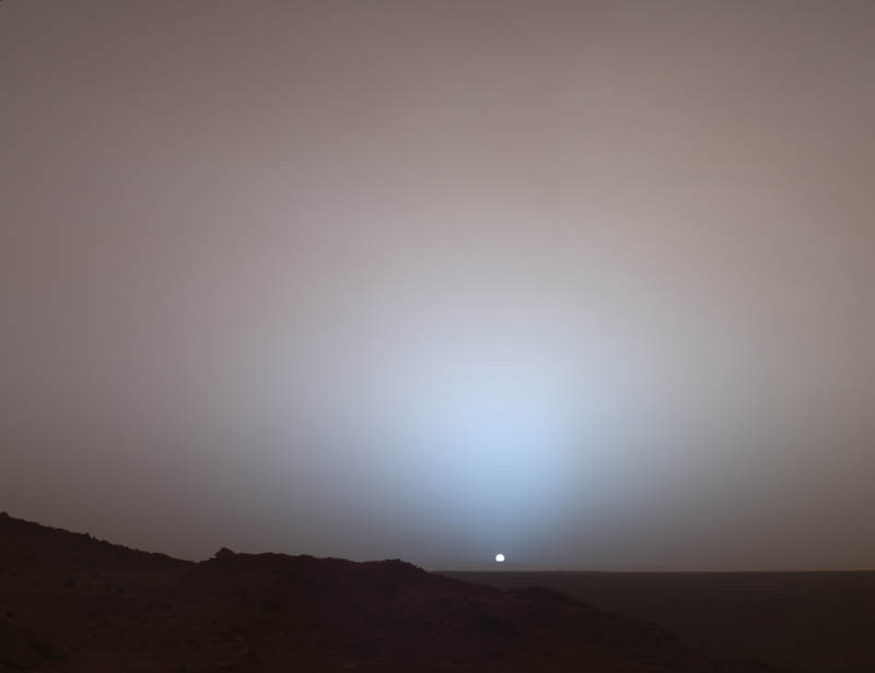 Picture of the Day: Sunset on Mars
