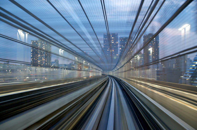 Capturing Speed on a Tokyo Train [15 pics]