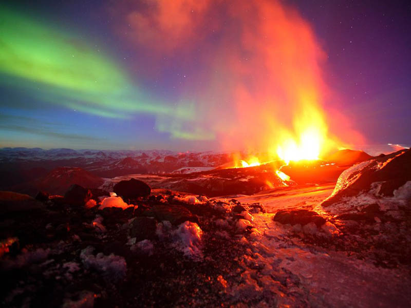 Picture of the Day: A Tale of Two Eruptions