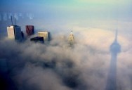 Picture of the Day: Overlooking A Foggy Toronto from the CN Tower