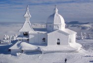 Picture of the Day: Snow Chapel in the Czech Republic