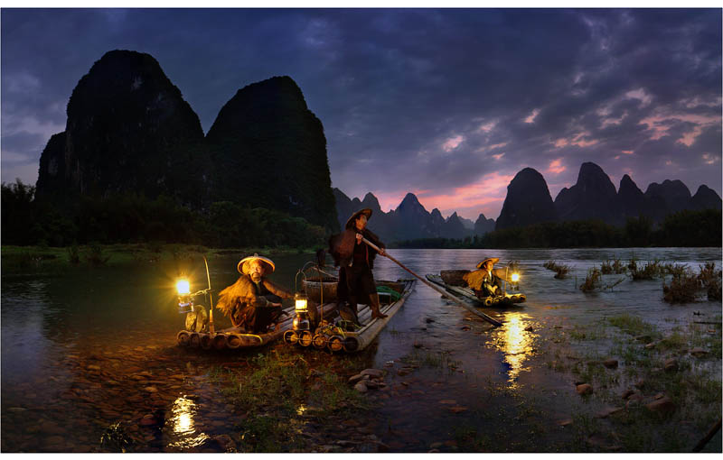 Picture of the Day: Night Fishing in Yangshuo, China