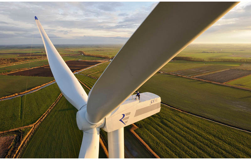 Picture of the Day: Standing Atop a Wind Turbine