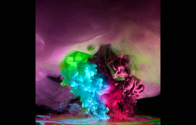 Ink Explosions Under Water by Mark Mawson