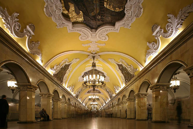 Picture of the Day: Moscow Metro's Komsomolskaya Station