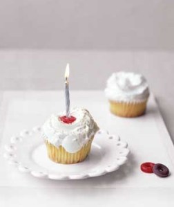 using a life saver as a candle holder on cakes cupcakes