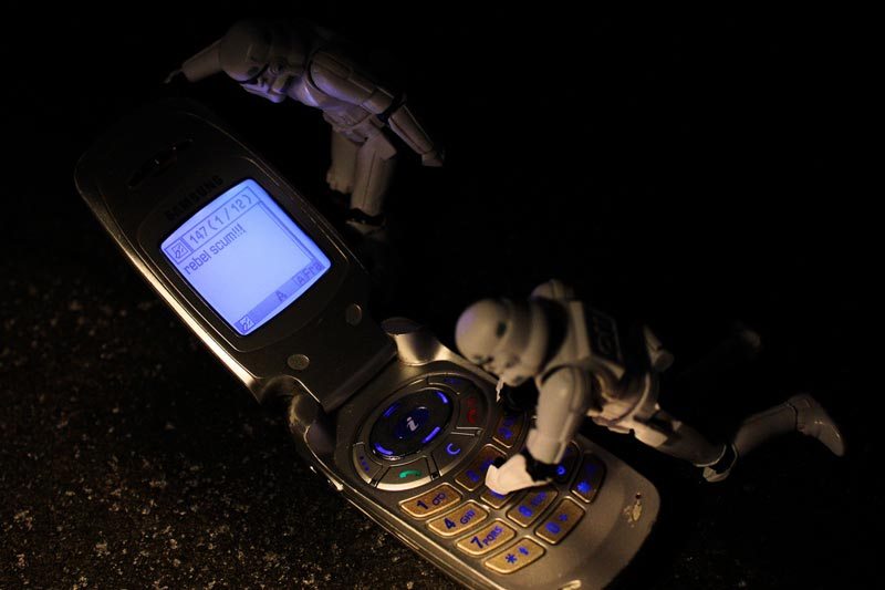 Stormtrooper Using A Computer A Day in the Life of a Stormtrooper - TwistedSifter