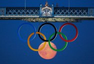 Picture of the Day: An Olympic Full Moon