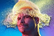 Artist Launches Balloons at Bald Men, Gives them Water Wigs