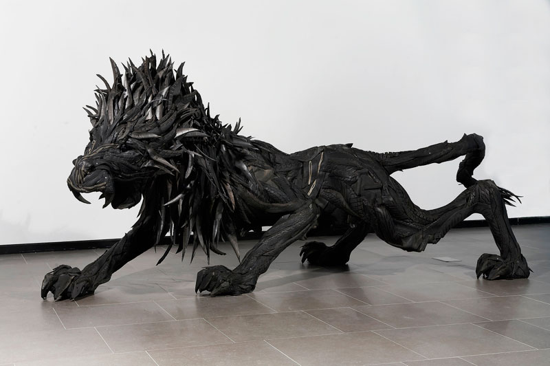 Animal Sculptures Made from Old Tires » TwistedSifter