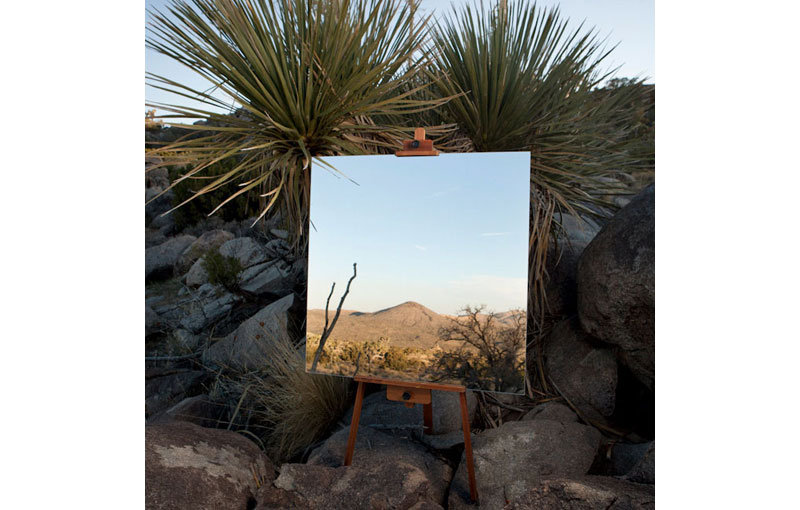 Desert Landscape Portraits Using a Mirror and Easel