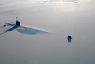 Picture of the Day: A Submarine Surfaces Through Arctic Ice