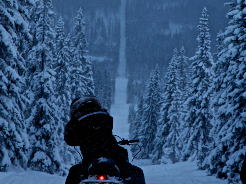Picture of the Day: Snowmobiling the Norway-Sweden Border