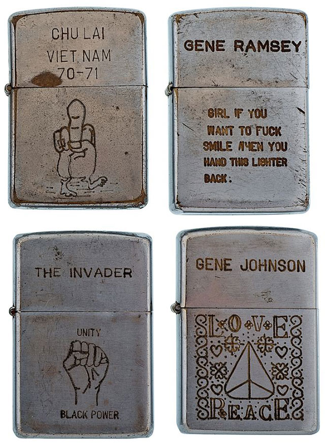 Soldiers Engraved Lighters from Vietnam » TwistedSifter