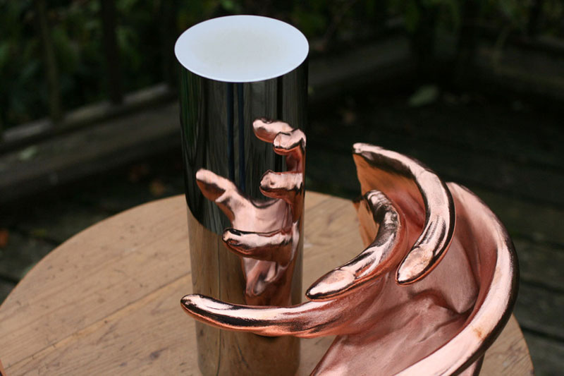Anamorphic Sculptures Made with Algorithms