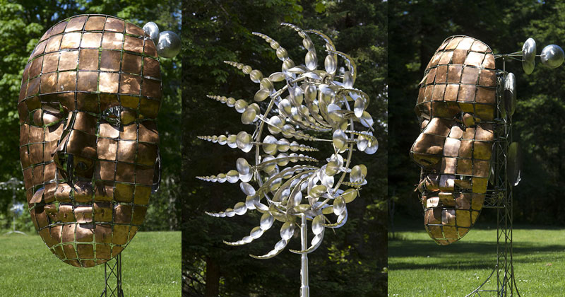 Kinetic Wind-Powered Sculptures by Anthony Howe