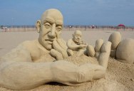 The Infinity Sand Sculpture by Carl Jara