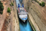 Picture of the Day: Big Ship in a Tiny Canal