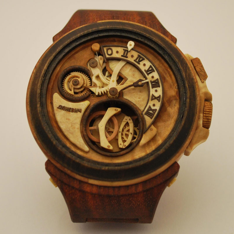 These Functioning Watches Were Carved From Wood