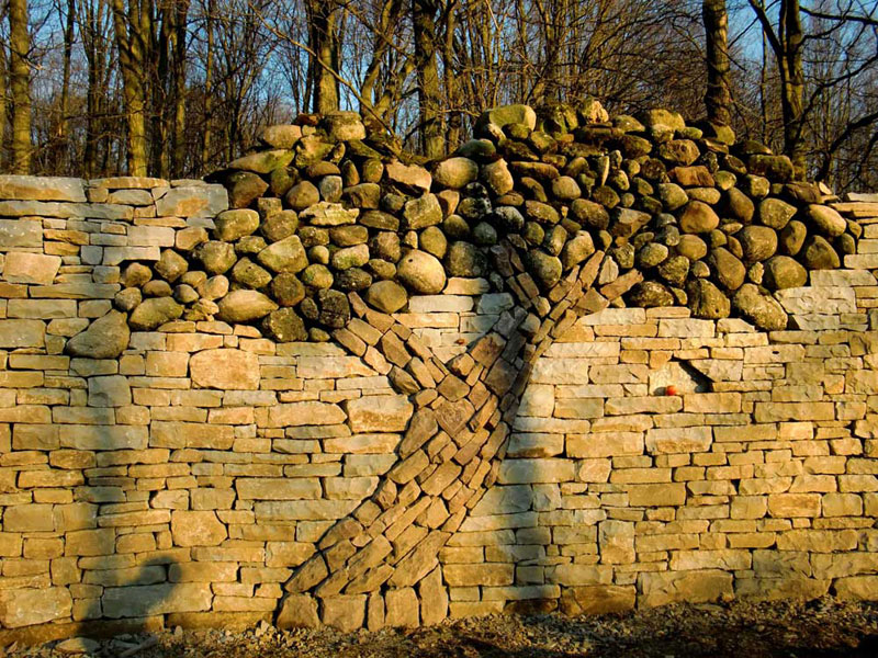 The Dry Stone Tree Wall that Love Built