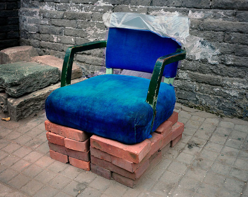 Homemade Chairs on the Streets of China