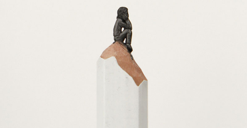 pencil tip carvings diem chau The Amazing Miniature Pottery of Jon Almeda