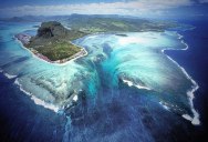 The ‘Underwater Waterfall’ Illusion at Mauritius Island
